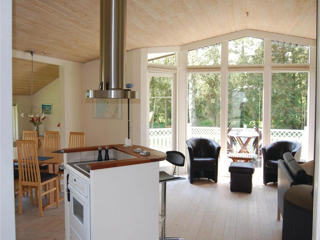 Nice Home In Knebel With Kitchen Exterior foto