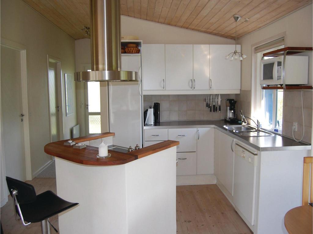 Nice Home In Knebel With Kitchen Exterior foto